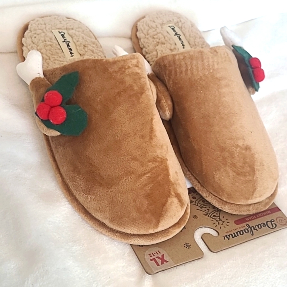 New Dearfoams Turkey slippers